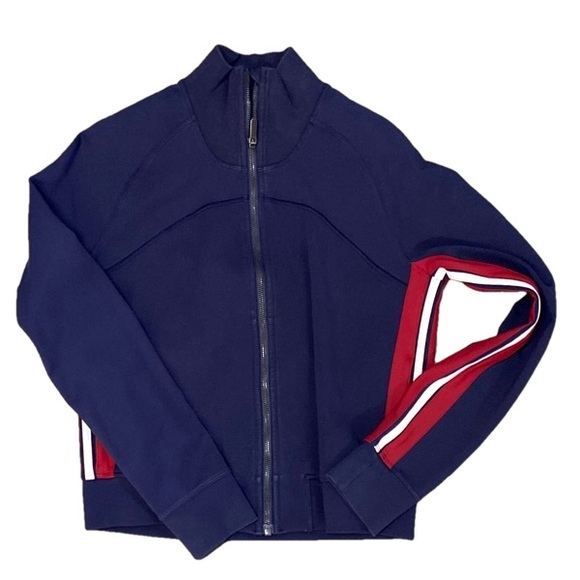 Lululemon Navy Blue Cover Your Tracks Jacket Midnight Navy | Size 8 - Picture 5 of 8